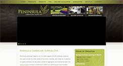 Desktop Screenshot of peninsulalandscapesupplies.com